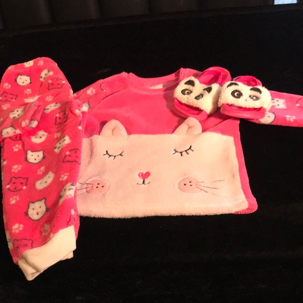 Miss Kitty two piece pajamas set.